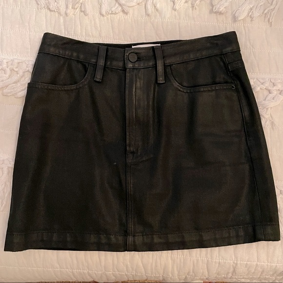 Frame Denim Dresses & Skirts - FRAME Black Jean Mini Skirt Sz 25 ✨